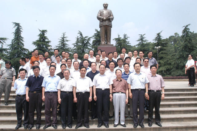 俞正声 湖北省党政代表团在湘潭考察