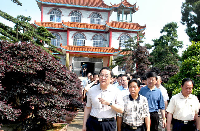 俞正声率湖北党政代表团在长沙考察