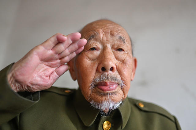 八一建军节 百岁老兵 军事 抗日战争 抗美援朝 解放战争