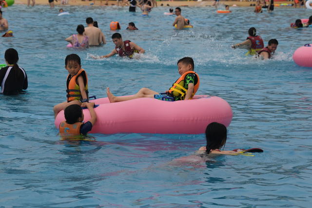 夏日清凉 戏水