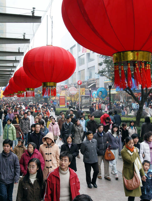 长沙新年喜气盈