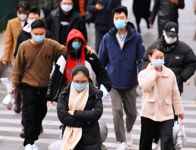 长沙 迎来低温天气