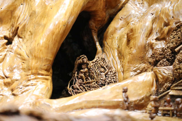 桃花源景区,“桃源工”艺术博物馆,岩柳根雕,《桃花源记》,武陵渔人探访桃花源,《清明上河图》
