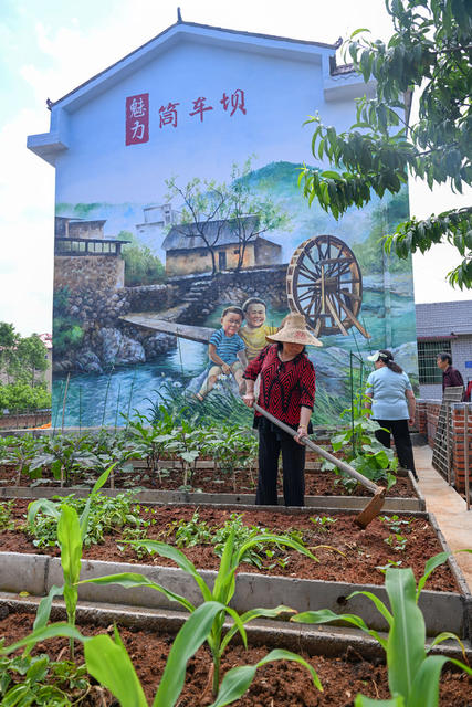 益阳 筒车坝 乡村建设 美丽屋场 宜居 新乡村 人居环境 休闲 