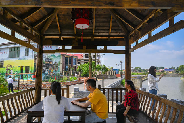 益阳 筒车坝 乡村建设 美丽屋场 宜居 新乡村 人居环境 休闲 