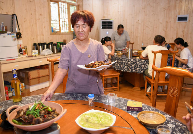 界亭驿村 胜利乡村 茶园 水果采摘 游步道 美丽乡村 
