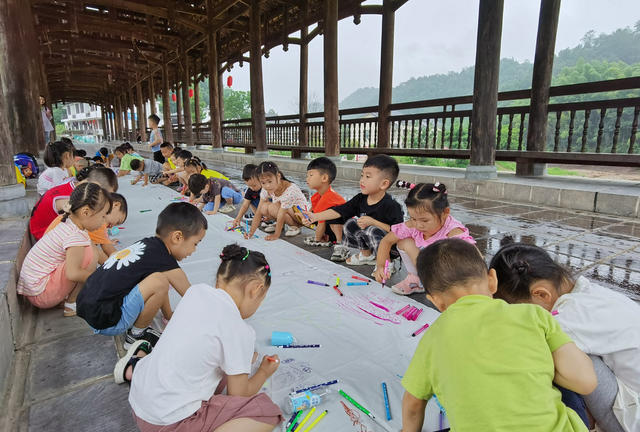 界亭驿村 胜利乡村 茶园 水果采摘 游步道 美丽乡村 