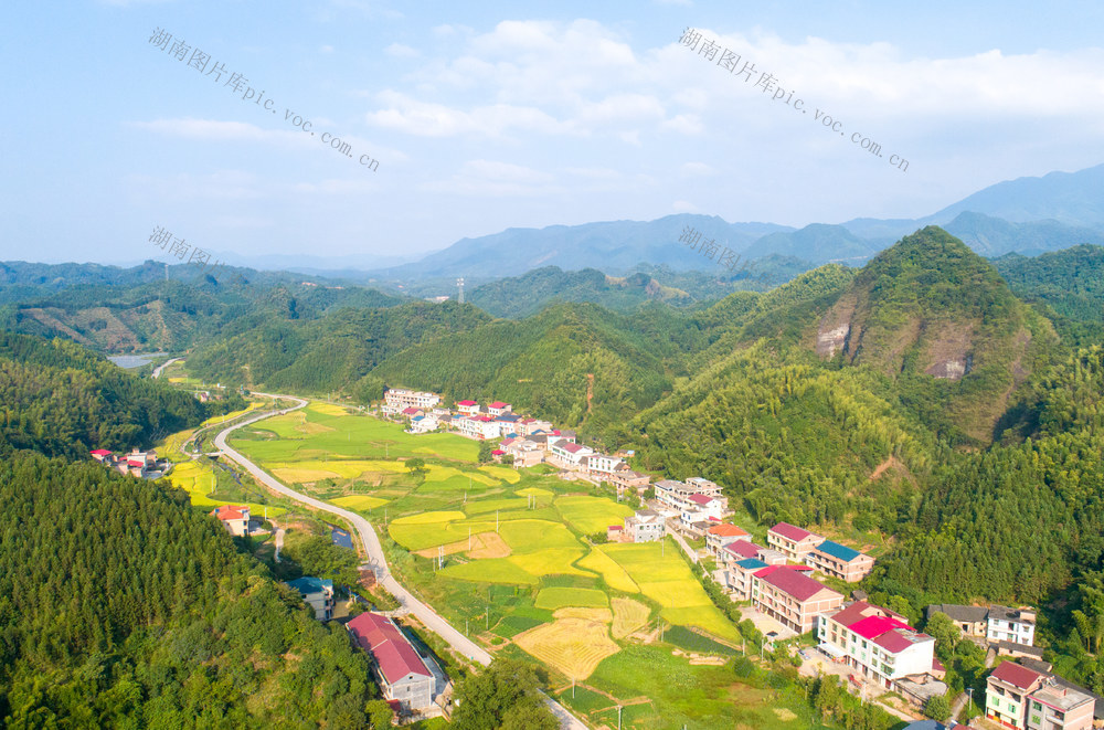 乡村振兴 赤滩村 丰收 乡村景色  