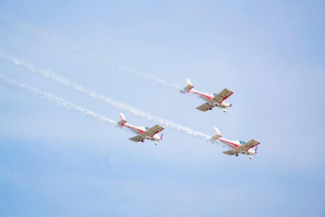 芦淞机场 飞机表演 直升机 空中救援 航空产业