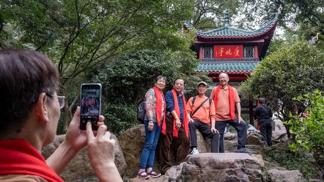 错峰游，长沙，爱晚亭，旅游