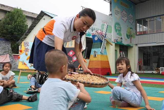 晒秋 幼儿园 中华传统民俗文化 秋天 丰收