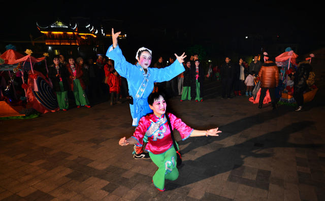 花灯 非遗 传承 艺人 表演