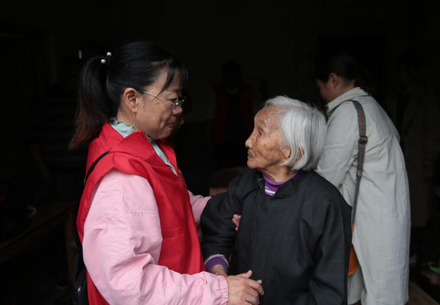 湖南桂东 困难老人 大家庭 温暖 志愿者
