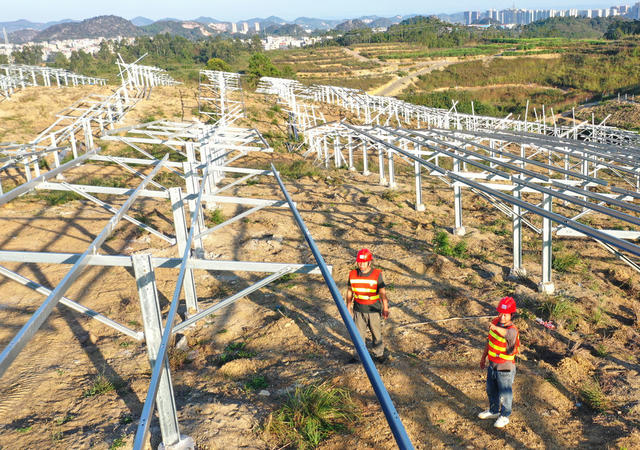 嘉禾：光伏电站建设忙