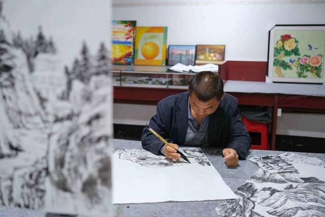 小河乡，农民画室，村级画室