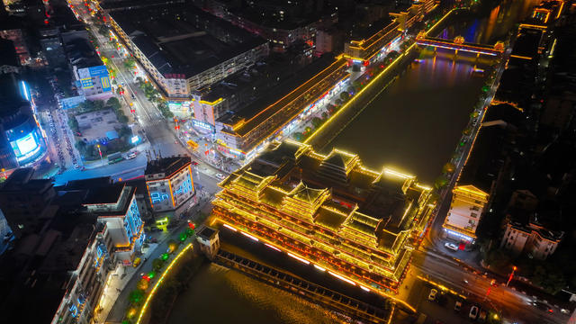旅游、夜景、乡村振兴、文旅、灯光