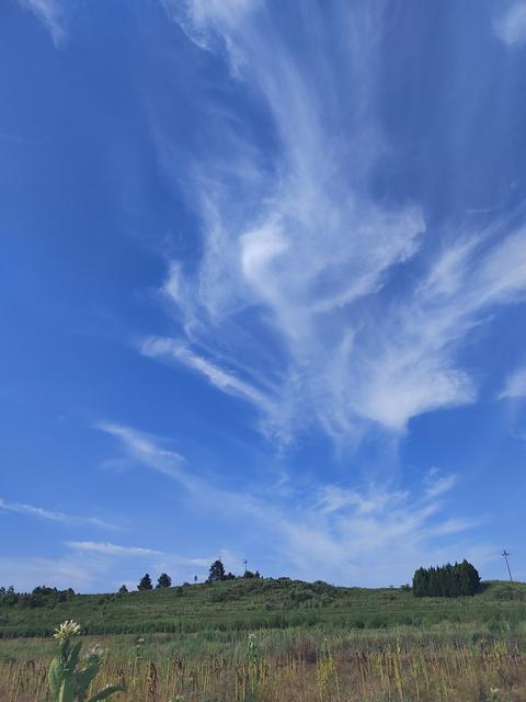 蓝天、白云、新田、永州