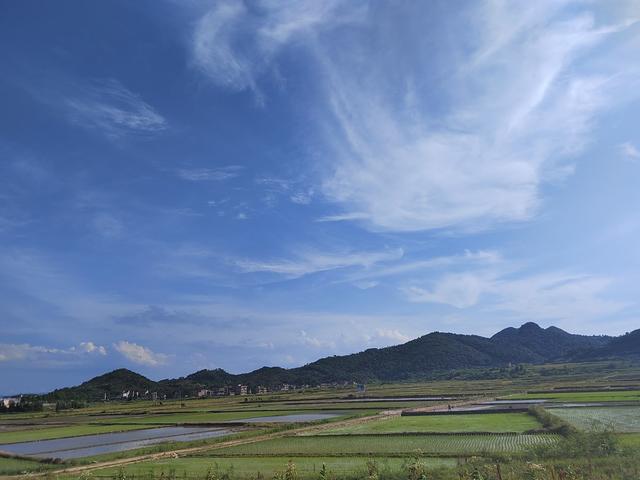 蓝天、白云、新田、永州