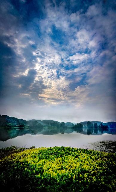 伏羲湖   伏羲湖晨韵