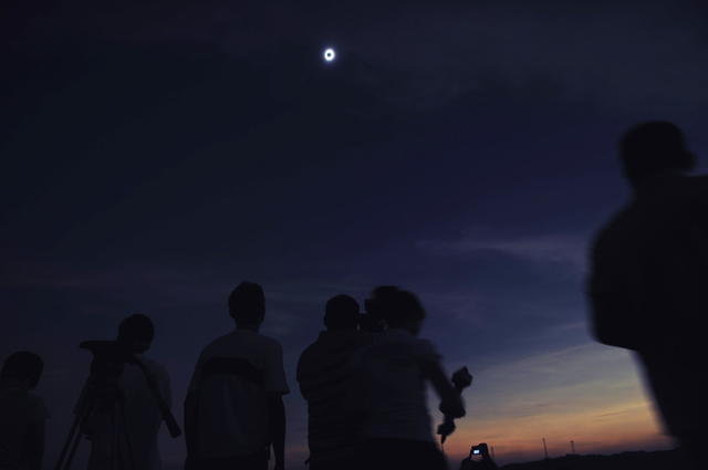 日全食  湖南唯一 澧县  天文 日冕 日珥