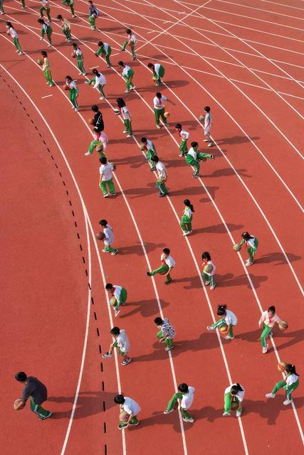 湘西 土家族 苗族 学生 篮球 跑步 锻炼 同学们 训练 大课间 体育 体魄