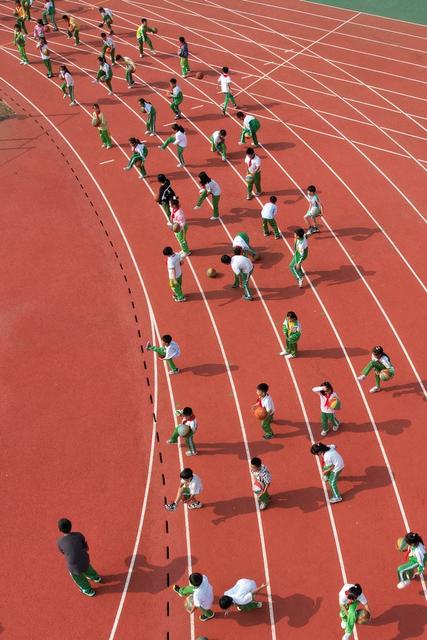湘西 土家族 苗族 学生 篮球 跑步 锻炼 同学们 训练 大课间 体育 体魄