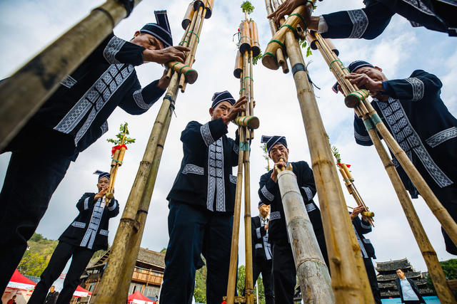湖南   通道    侗族   户外   健身   芦笙节    非遗