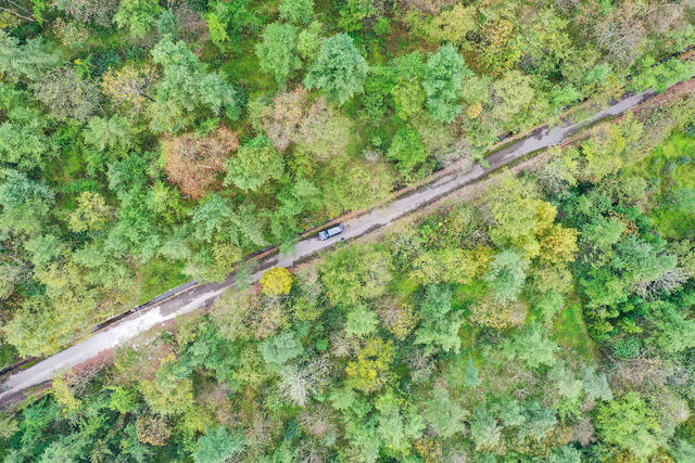 湘西，龙山，生态，公路，如画，行驶