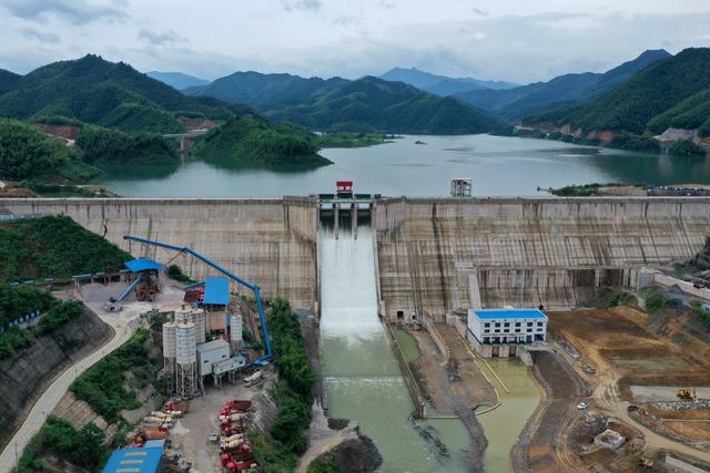 毛俊水库  水库 蓝山  下闸  蓄水