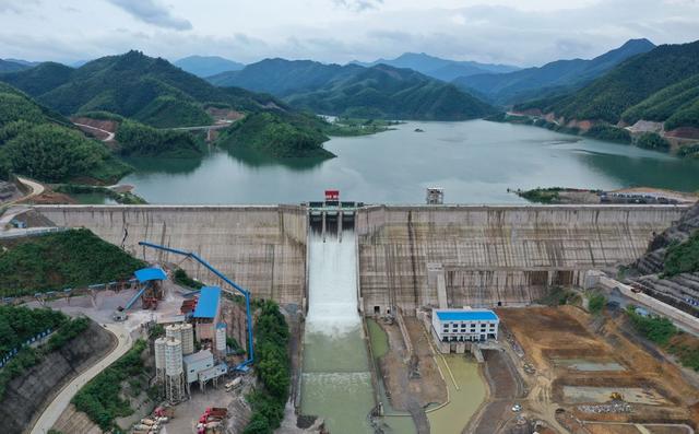 毛俊水库  水库 蓝山  下闸  蓄水