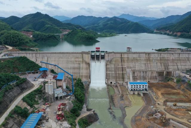 毛俊水库  水库 蓝山  下闸  蓄水