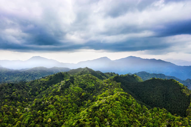 山水 水库 蓝天 白云 青山 绿水 