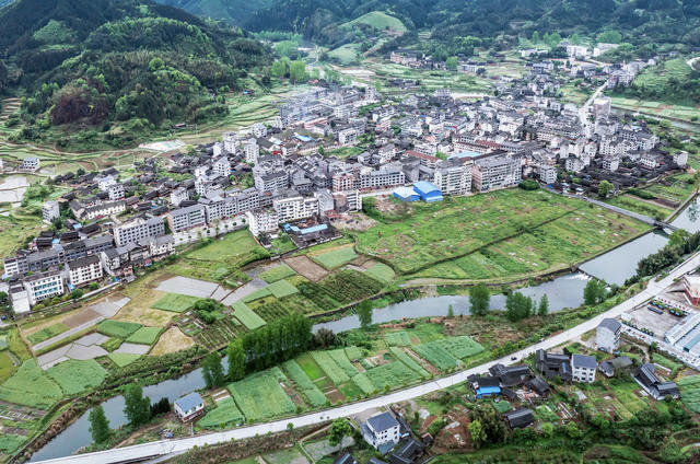 古镇 乡村 山村 晨雾 山水 风景