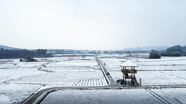雪景 小镇纪实 宁远县湾井镇