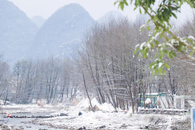 雪景 小镇纪实 宁远县湾井镇