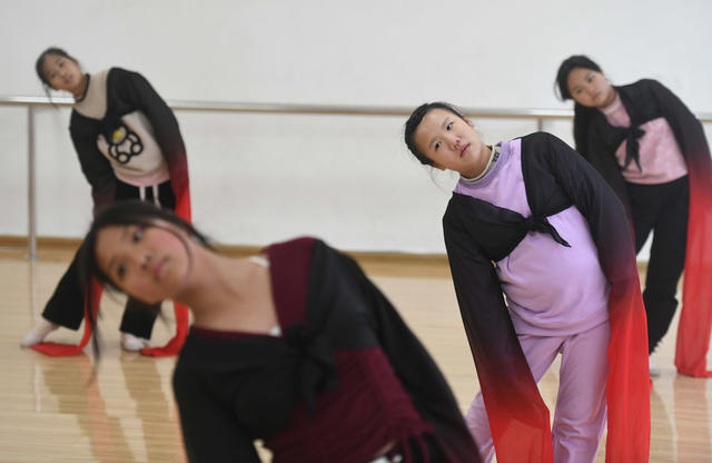 寒假 道县 舞蹈 学艺术