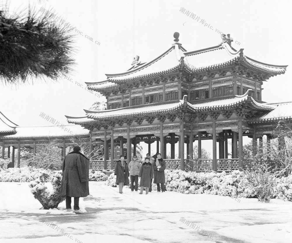  Martyrs Park Changsha Snow Scene