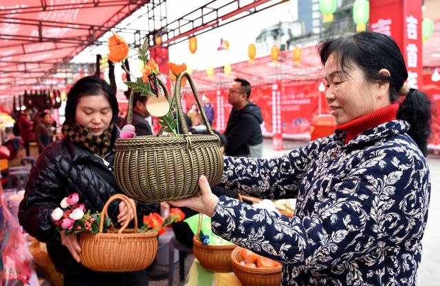 年货节  庙会 春节  市民