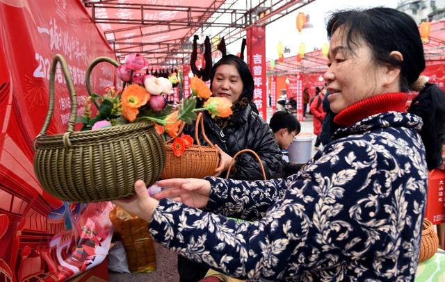 年货节  庙会 春节  市民