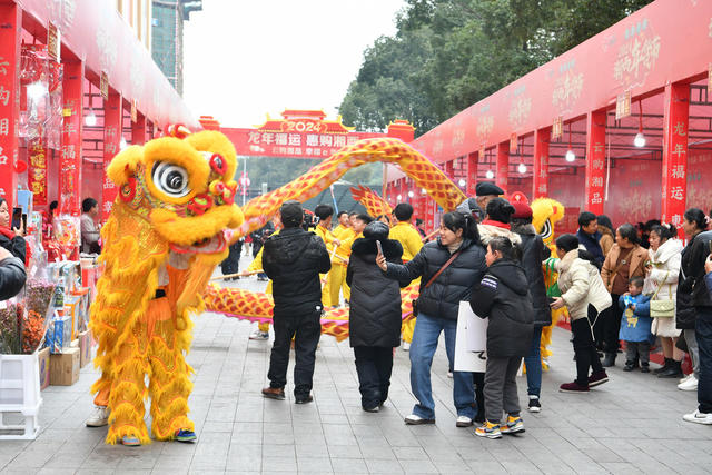 年味　年货　民俗　舞龙舞狮