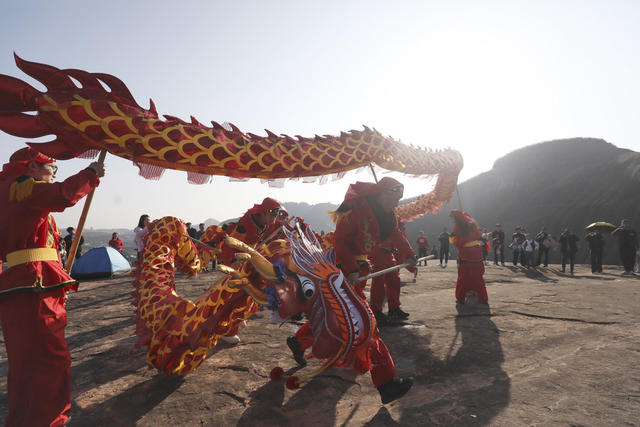 春节 闹新春 舞龙 民俗文化 过大年