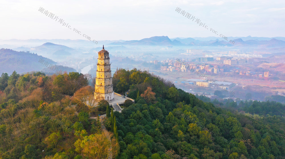 诗画  山乡  生态  古塔