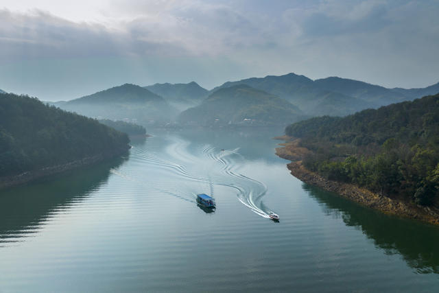 湖南娄底 春节 假期 水府庙国家湿地公园 游客