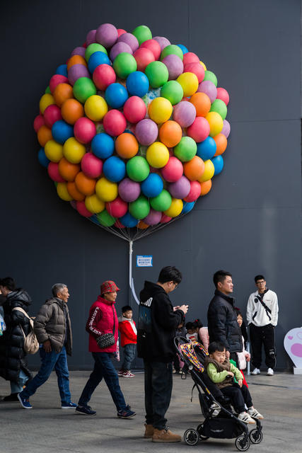 长沙  步行街  游客  打卡  春节