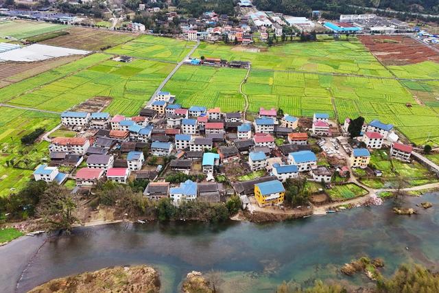人居环境、乡村、新农村、春天、景色
