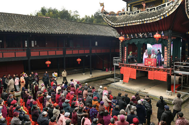 古典戏  祁剧 文艺下乡 传统文化 农村 地方戏 文化生活  祁剧团 文艺演出
