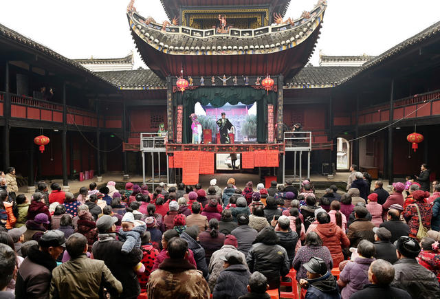 古典戏  祁剧 文艺下乡 传统文化 农村 地方戏 文化生活  祁剧团 文艺演出