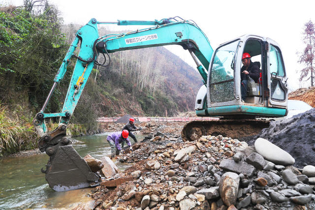 水利  建设  施工  河道加固  防汛