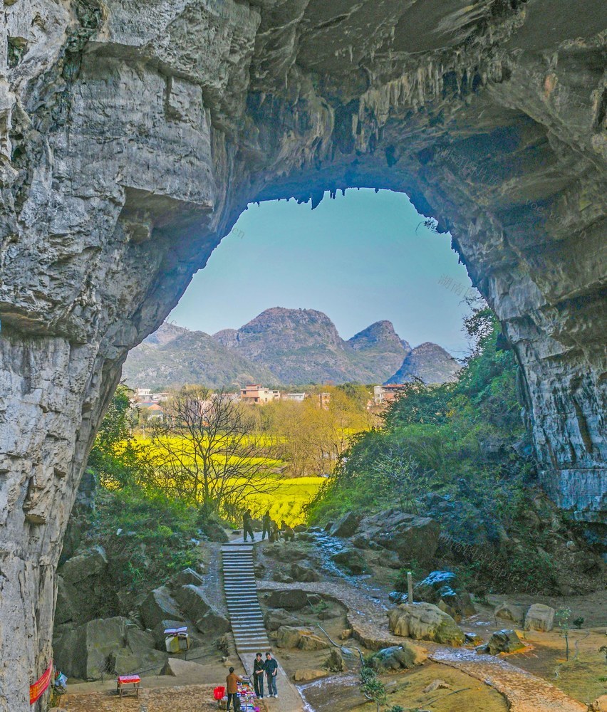 天坑
月岩
道县
油菜花