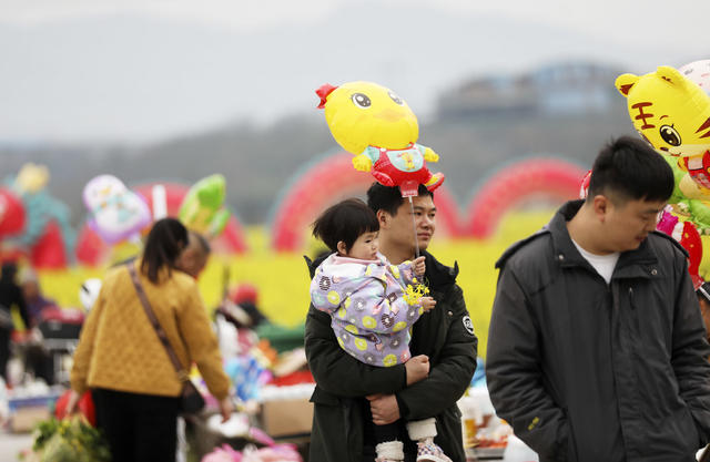 万亩油菜花 春色 美如画 乡村旅游 乡村振兴